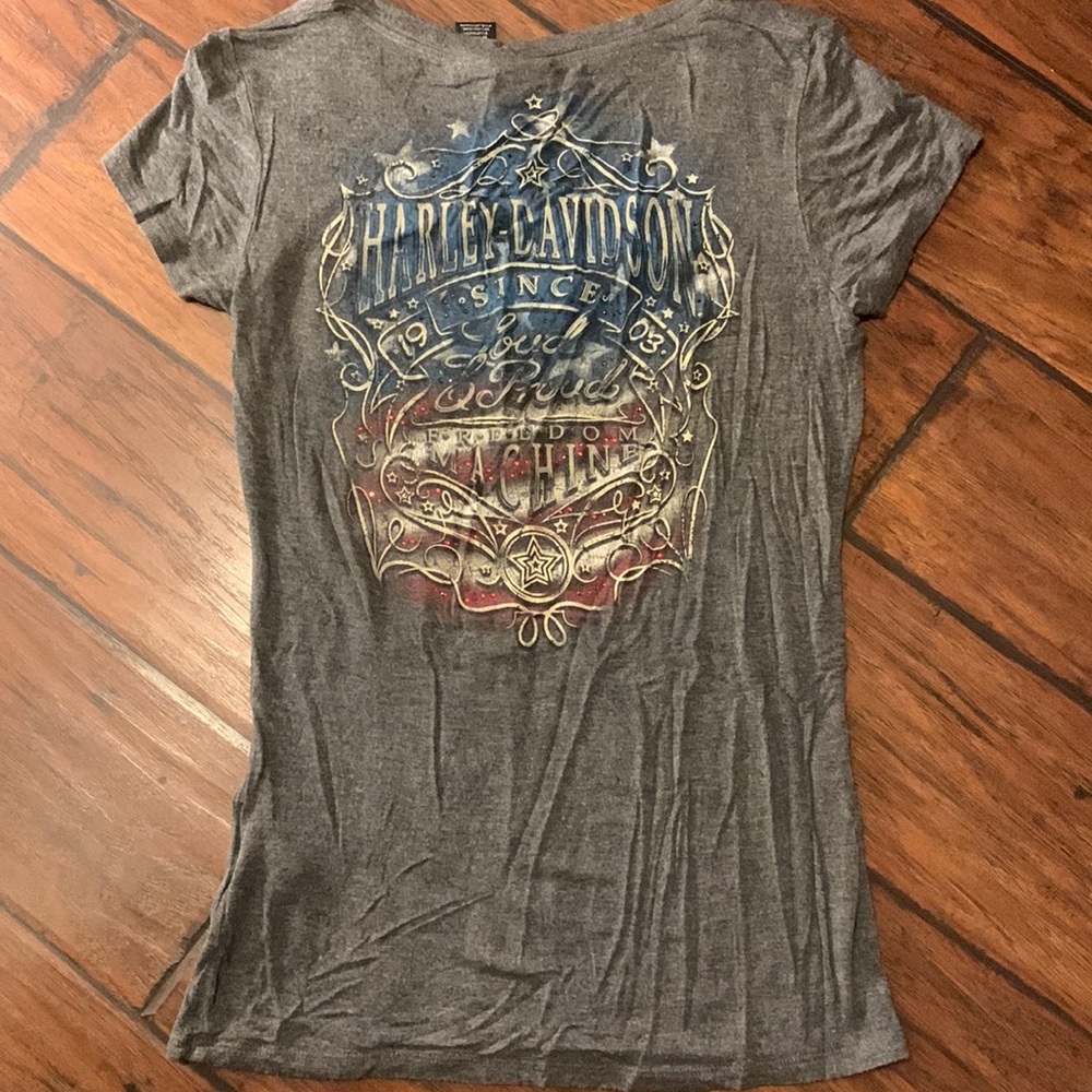Harley Davidson V-Neck TShirt